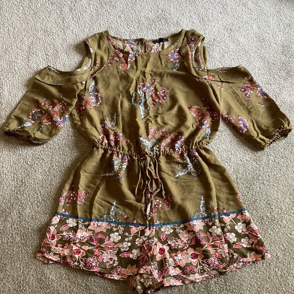 Bebop romper, S, green multicolor - Picture 2 of 4